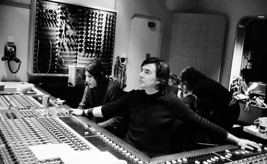Pink Floyd co-founder Roger Waters producing in control Rroom, 1974. Roger Waters is one of more than 150 producers and artists featured in SOUNDBREAKING.