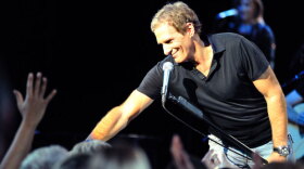 Michael Bolton performs live on stage at London’s Royal Albert Hall. 