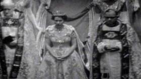 Photo of the Coronation of Britain's Queen Elizabeth in 1953