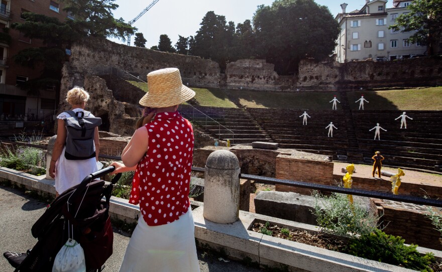 The Roman Theatre of Trieste was built between the first and second century AD at the behest of Emperor Trajan.