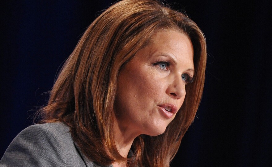 Rep. Michele Bachmann, R-Minn., speaks during the Family Research Council Action Values Voter Summit in Washington.