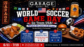 USA 'World Cup Watch Party' at Garage Kitchen + Bar