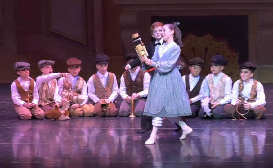 A video still from the Southern California Ballet's 2019 performance of "The Nutcracker," which is part of the Poway On Stage "virtual field trip" program.