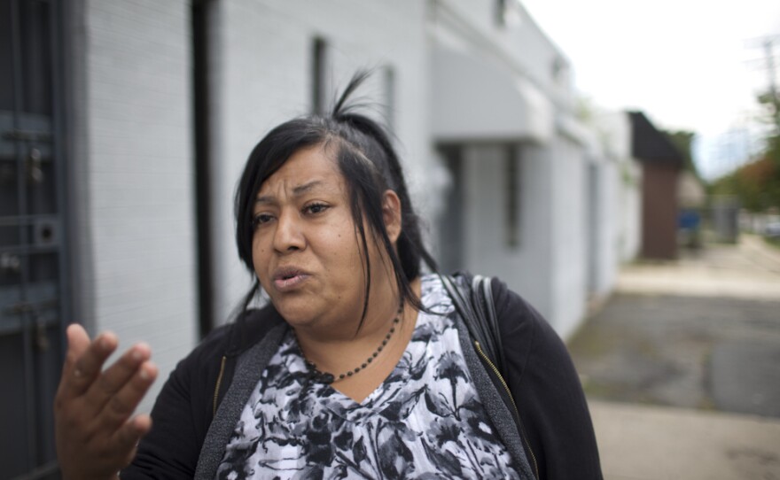 Ruby Corado talks about shootings that targeted transgender people in Washington, D.C., this past summer.