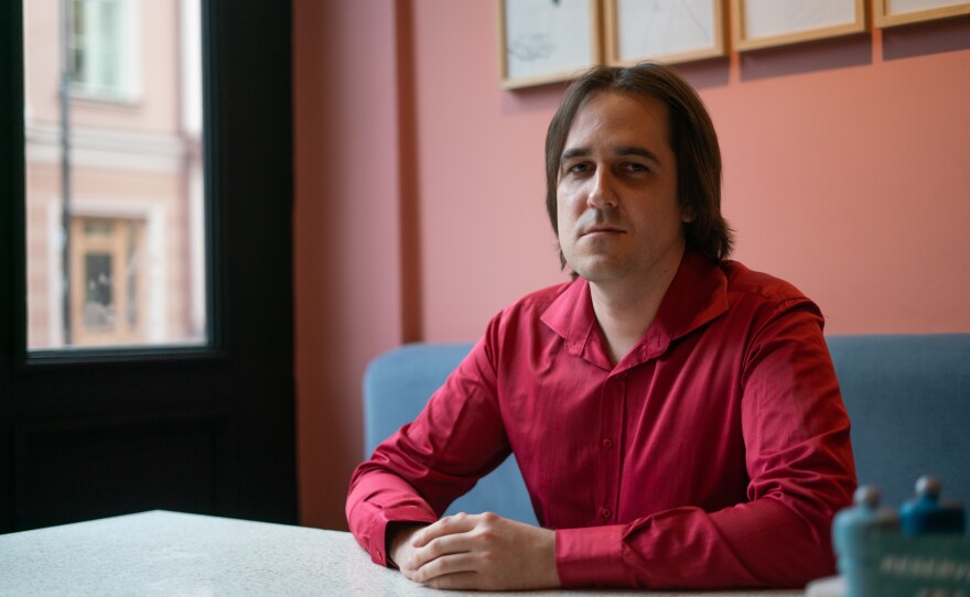 Leonid Kabanov, 30, was relocated by his IT company since working in Russia was growing more difficult due to slower internet connections and the effects of sanctions.