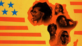 A few of the stars of African pop's recent westward expansion. Clockwise from top left: Tyla, Davido, Ayra Starr, Wizkid, Rema.