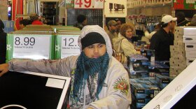 Some stores got a jump on Black Friday by opening on Thanksgiving. This Target store in Rockville, Md., opened at 5 a.m.