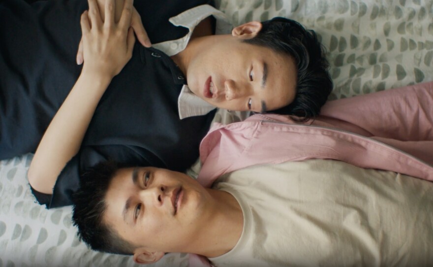Ivan Leung (left) and Harrison Xu (right) play their characters Ryan and Daniel in "Extremely Unique Dynamic."