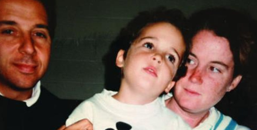 Ron Suskind, his wife Cornelia, sons Walt and Owen