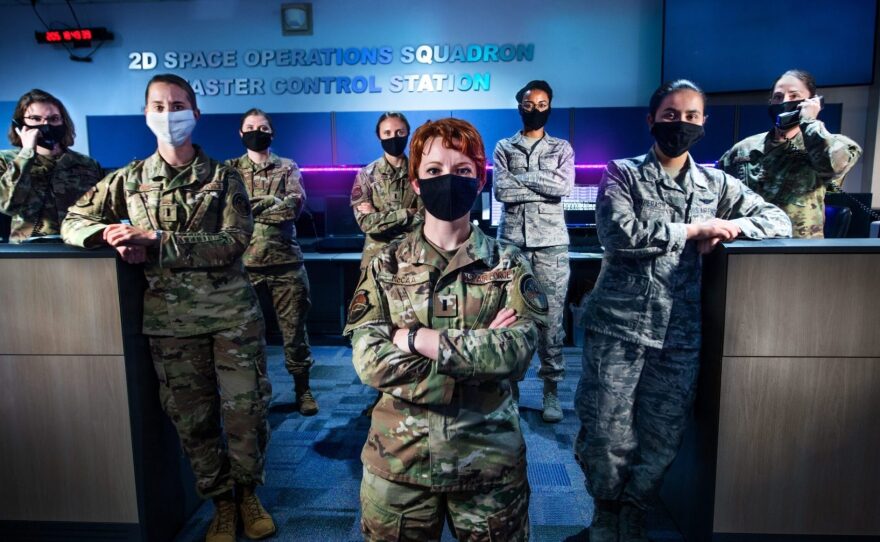 The Space Force has touted its fielding of the first ever all-female space operations crew as a sign that it is living up to ideals of diversity and inclusion. The crew gained satellite control acceptance of GPS satellite SVN-76 in July 2020.