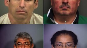 These four individuals have all been arrested by Nevada police agencies in the last 12 months on charges relating to practicing medicine without a license. Clockwise: Juan Alberto Ruan-Rivera, Edgar Orozco-Abundis, Carmen Olfidia Torres-Sanchez and Ruben Dario Matallana-Galvas.