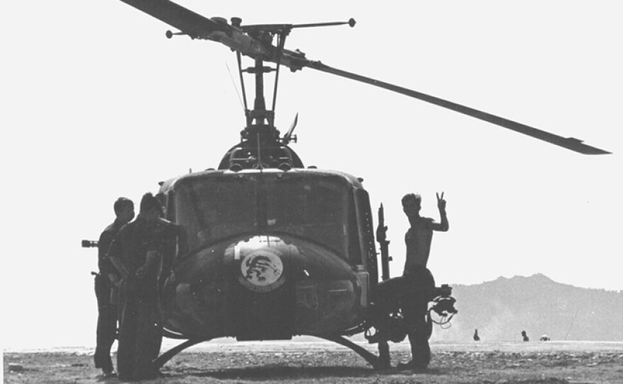 U.S. Navy Huey helicopter (undated photo)