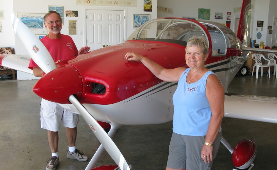 Tom and Bonnie Lewis were stopped on a trip from Texas to New Hampshire because they were flying along a known drug air route.