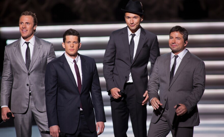 The Tenors (l-r): Fraser Walters, Clifton Murray, Victor Micallef and Remigio Pereira.
