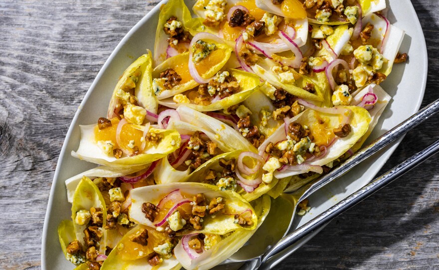 Endive Salad with Oranges and Blue Cheese