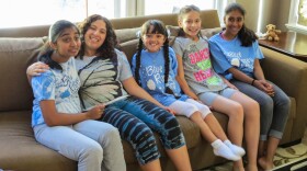 Members of Blue Roses Girls with autism spectrum disorders get together at the co-founder’s home before practicing for an upcoming dance recital.