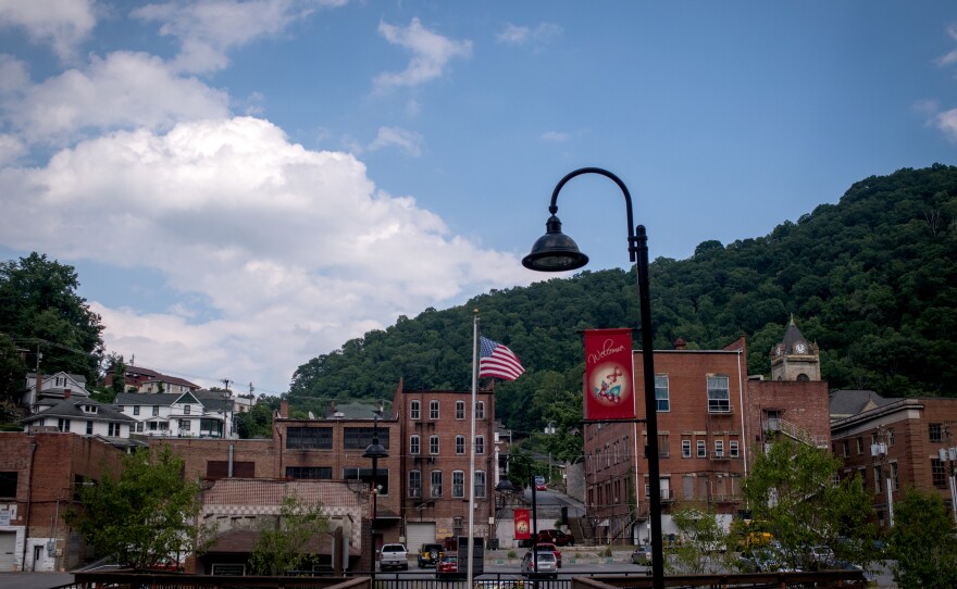 A view of downtown Welch.