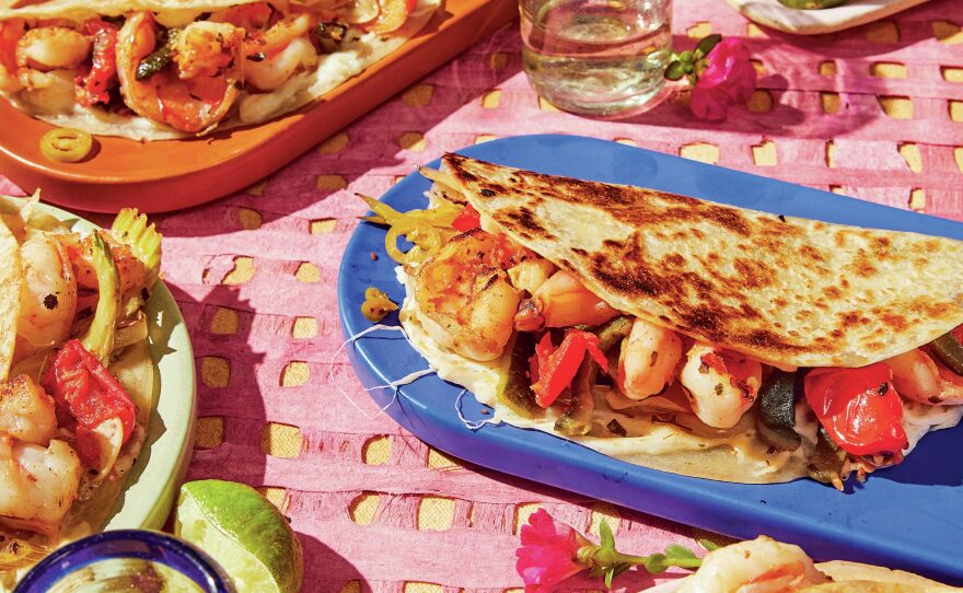 Martínez says tacos gobernador are an "iconic dish of Mazatlán," the city where he now lives.