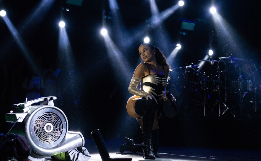Anitta performs at the Village Festival in Rio de Janeiro on Dec. 4.