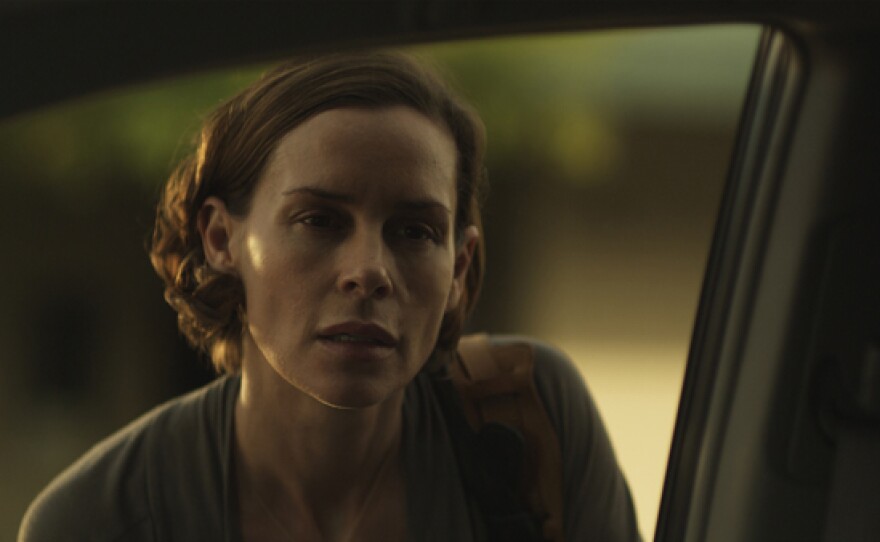 Embeth Davidtz stars as an actress renting a home in the suburban town of "3 Backyards."