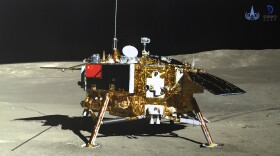 The China National Space Administration's lunar lander, seen on Jan. 11.