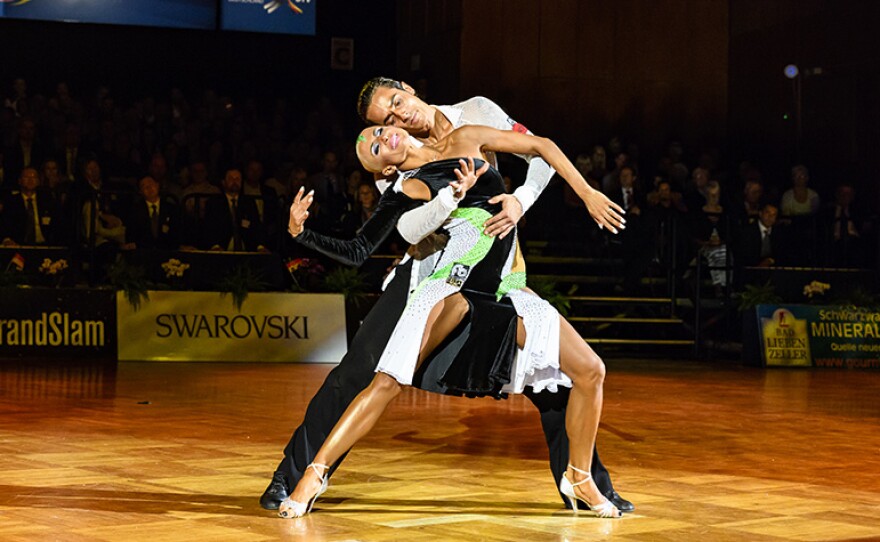 Dancers Gabriele Goffredo and Anna Matus of Moldova. The WORLD DANCESPORT GRANDSLAM SERIES is back, featuring the best competitive dancers in the world vying for the most prestigious titles and the prize money in the world of dance.