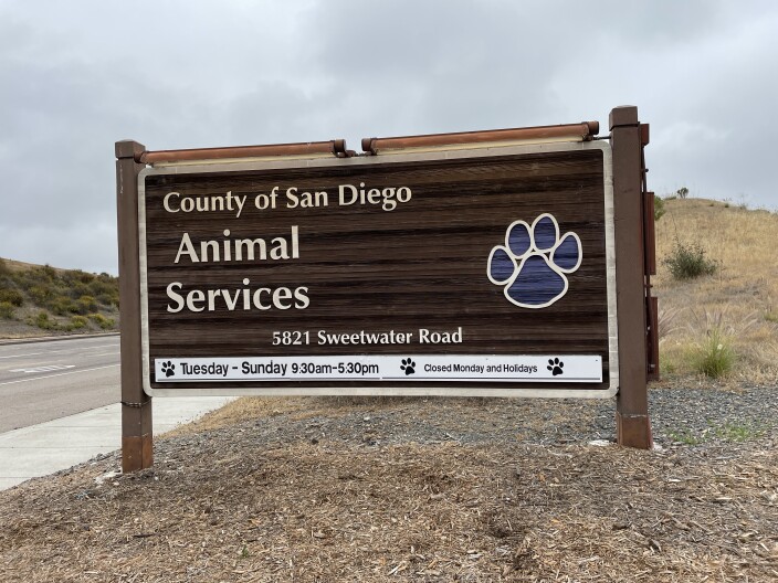 The San Diego County Animal Services facility in Bonita, shown in this photo from June 3, 2025. This facility houses dogs, cats and other animals who have been lost, abandoned or neglected.