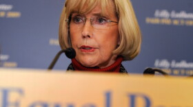Lilly Ledbetter, shown here in 2009, fought to  extend the amount of time victims have to file discrimination cases. In 2009, President Obama signed a bill that bears her name to do just that.