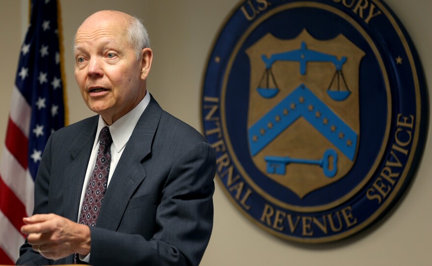 Internal Revenue Service Commissioner John Koskinen, pictured last July, says the IRS uses letters — not phone calls or emails — to contact people.