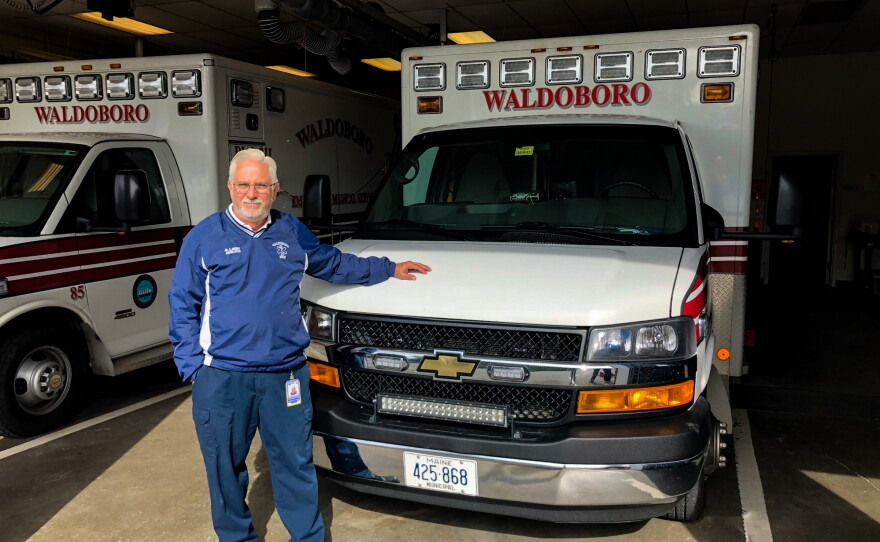 Waldoboro's EMS director, Richard Lash, is working 120 hours a week to help cover the vacancies. He's 65 and has plans to retire next year.