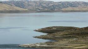 Low water levels are seen at the San Luis Reservoir near Gustine, California, June 8, 2014. 