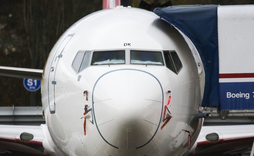 A Boeing 737 Max airliner is shown at the Boeing Factory in Renton, Wash., in November. European aviation regulators gave the all-clear airliner to return to service following a pair of deadly crashes in 2018 and 2019.