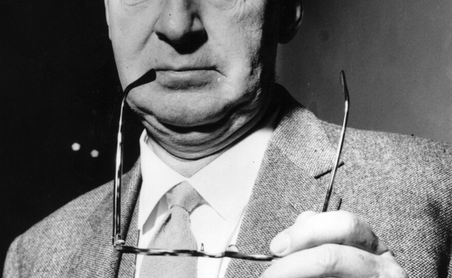 Russian writer Vladimir Nabokov (1899 - 1977) in Rome and at work on the film screenplay of his most famous book, <em>Lolita</em>.