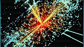 Image of Higgs boson particle.