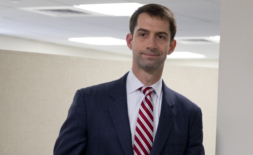 Sen. Tom Cotton, who orchestrated a letter to Iran's leaders disapproving of any potential deal with their country, called the president's underlying assumptions in making a deal "wishful thinking."