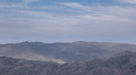 View of the Anza Borego Desert from the mountains around Julian, April 12, 2023.