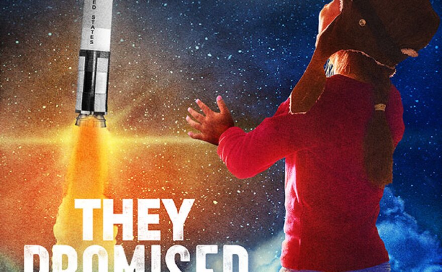 The artwork for "They Promised Her The Moon" is pictured.