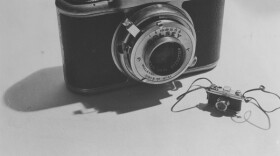 Laurie Simmons. Big Camera, Small Camera. 1977. Collection of B.Z. and Michael Schwartz.