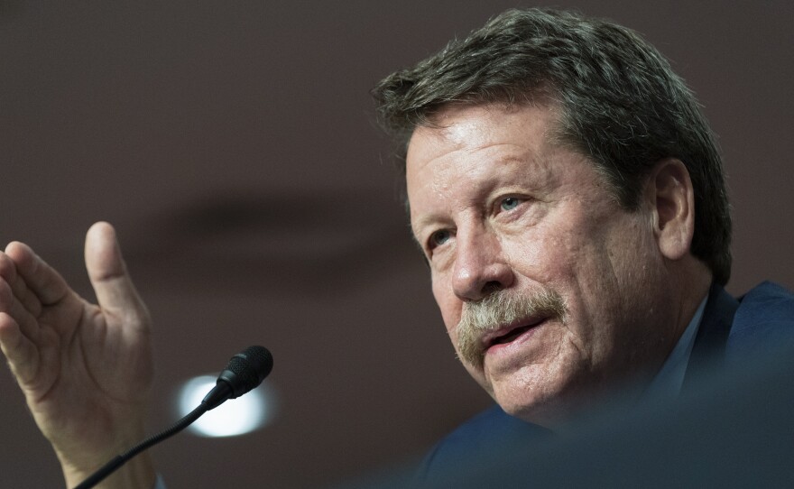 Dr. Robert Califf testifies before a Senate Committee on Health, Education, Labor and Pension hearing on the nomination to be commissioner of Food and Drug Administration on Dec. 14, 2021.