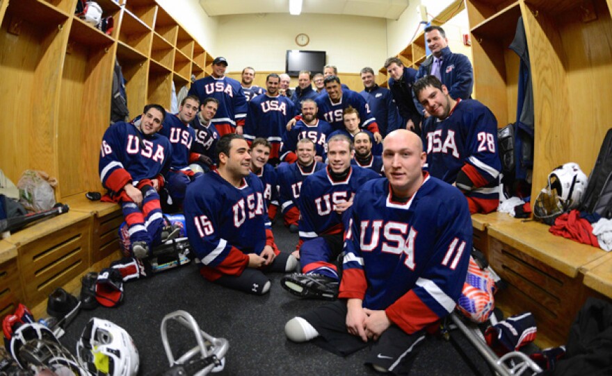 The USA Warriors ice hockey team