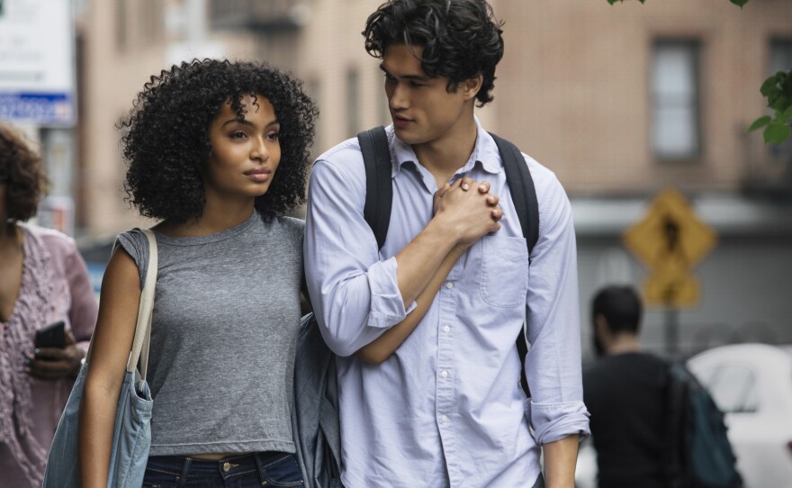 Natasha (Yara Shahidi) and Daniel (Charles Melton) fall in love over the course of a single day in the film adaptation of Nicola Yoon's young adult romance novel <em>The Sun Is Also a Star.</em>