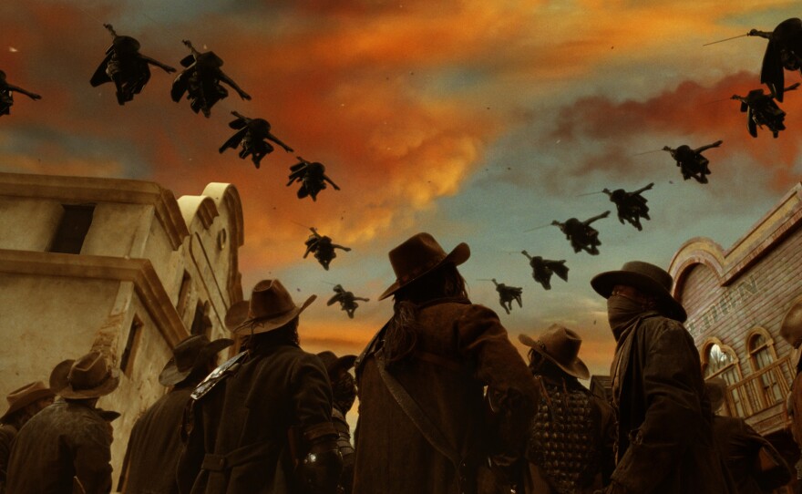 Ninjas descend on the old west in "The Warrior's Way."