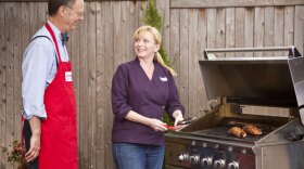 Host Christopher Kimball and test kitchen cook Julia Collin Davison make the ultimate grilled bone-in pork roast.