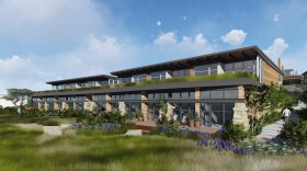 A rendering of the potential Seaside Ridge development shows housing along the Del Mar bluffs in this undated image.