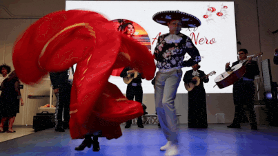 Asiya Nero dances ballet folklórico at Diamonds Event Hall in Chula Vista, May 30, 2026.