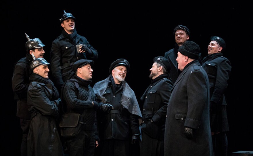 The cast of "All Is Calm: The Christmas Truce Of 1914"