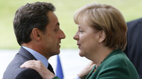German Chancellor Angela Merkel and French President Nicolas Sarkozy met in Berlin last month for negotiations on the European debt crisis. They meet again on Tuesday in Paris in another attempt to stabilize the faltering economies in the eurozone.