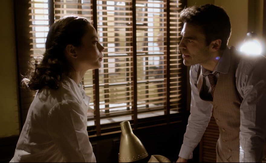 A scene from episode 3 of<b> "</b>Hijos Del Desierto" (Sons of the Desert)