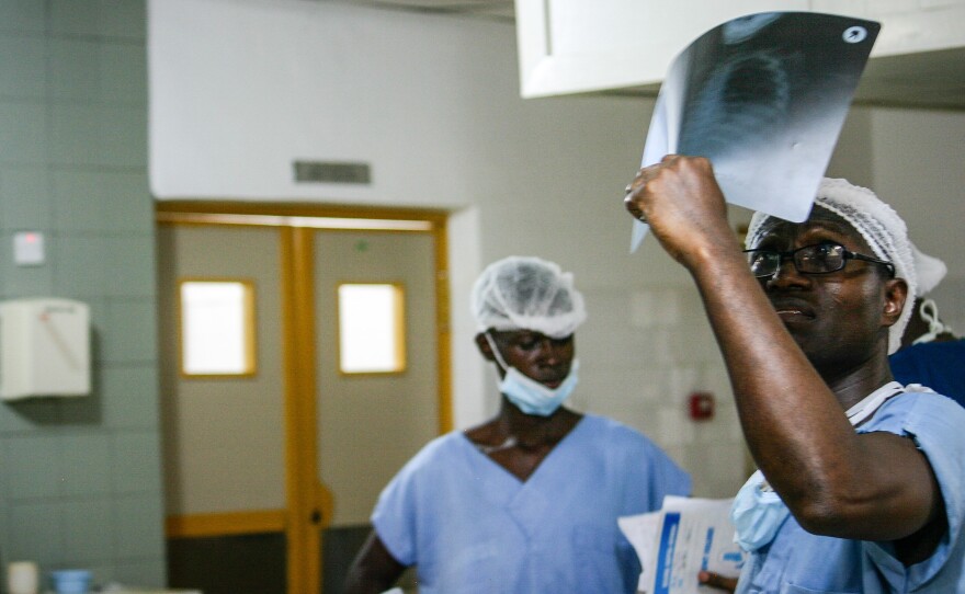 Amponsah believes that "God heals and the people heal themselves." He says his role as a surgeon is to facilitate the healing process.