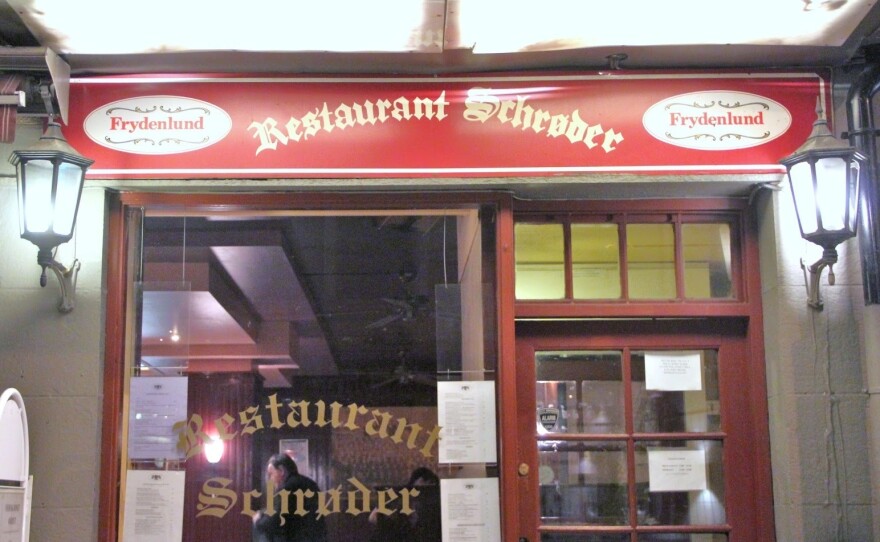 Around the corner from Henry Hole's fictional flat, Restaurant Schroder serves up real, traditional Norwegian food.